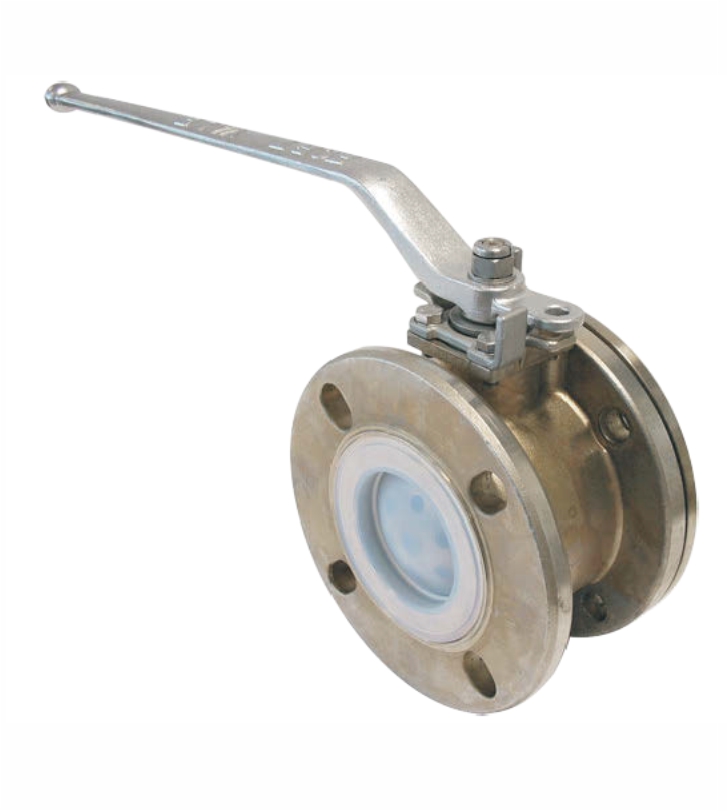 Fort Vale80mm PFA Lined Full Bore Ball Valve - Fort Vale